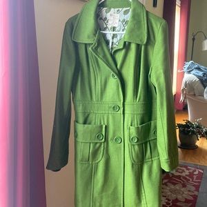 Green coat